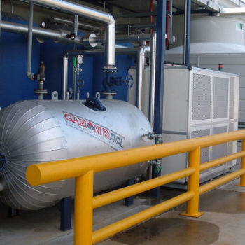 Heating/cooling plant Turbo emulsifier